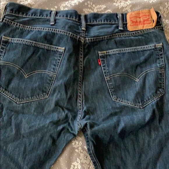 LEVI’S LEVI STRAUS 501 ORIGINAL BLUE JEANS SZ 40/30 - Picture 7 of 7